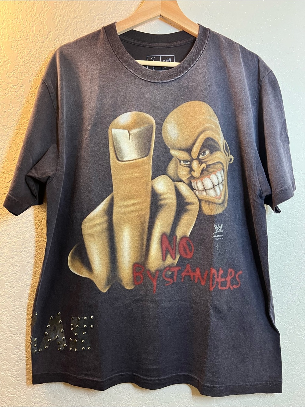 Travis Scott x WWE Cactus Jack "No Bystanders" Stone Cold Steve Austin Tee Sz L